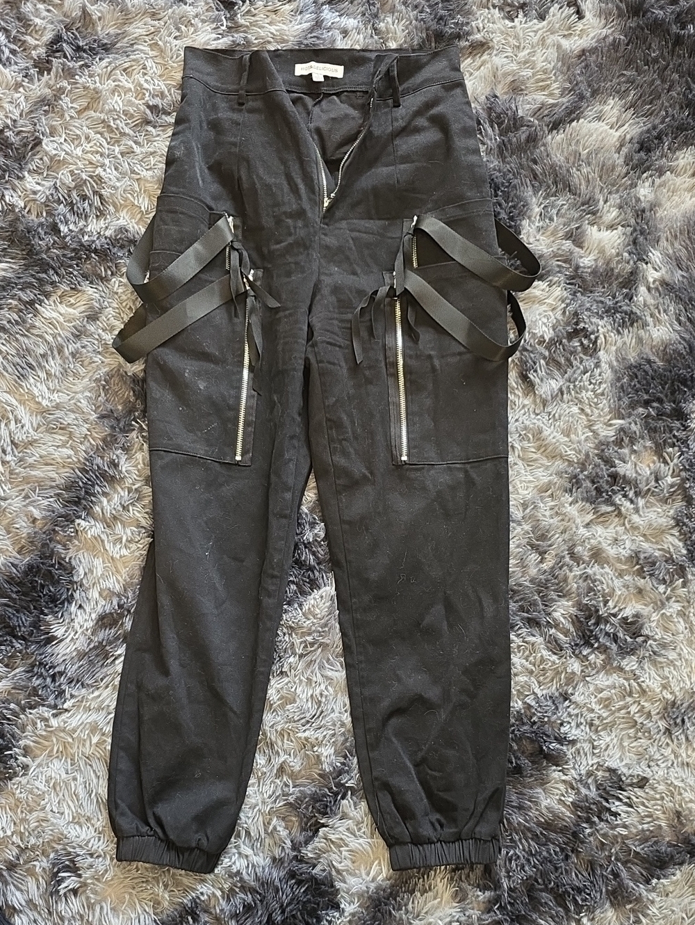 Hot & Delicious Black Techwear Pants